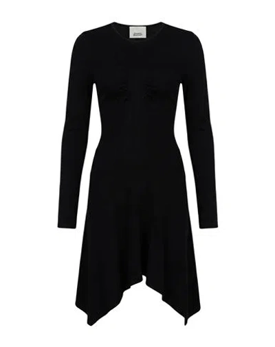 Isabel Marant Woman Midi Dress Black Size 2 Viscose, Wool, Polyamide