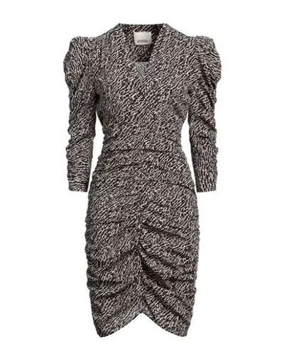 Isabel Marant Woman Midi Dress Black Size 6 Silk, Elastane