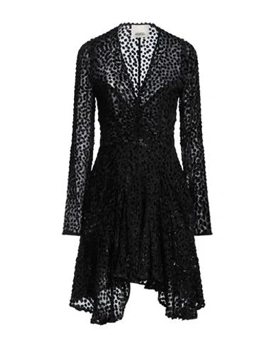 Isabel Marant Woman Midi Dress Black Size 6 Viscose, Silk, Nylon