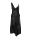 Isabel Marant Ayrich Embellished Asymmetric Sleeveless Midi Slip Dress In Black