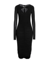 Isabel Marant Woman Midi Dress Black Size 8 Viscose, Elastane