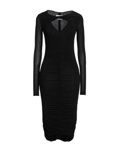 Isabel Marant Woman Midi Dress Black Size 8 Viscose, Elastane