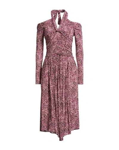 Isabel Marant Woman Midi Dress Garnet Size 10 Viscose, Elastane In Green