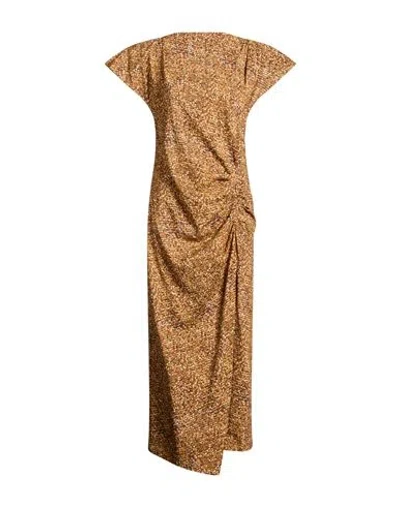 Isabel Marant Woman Midi Dress Marigold Size 2 Cotton In Yellow