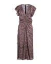 Isabel Marant Lyndsay Graphic-print Maxi Dress In Blue