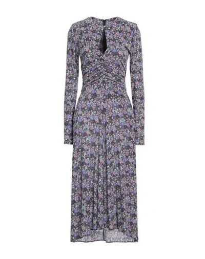 Isabel Marant Woman Midi Dress Purple Size 6 Viscose, Elastane