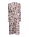 Isabel Marant Woman Midi Dress Red Size 6 Silk In Red