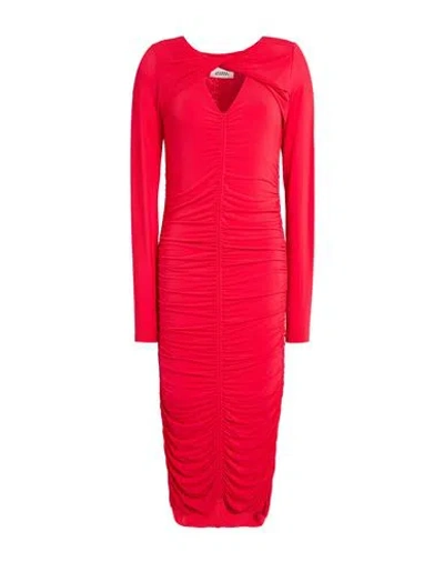 Isabel Marant Woman Midi Dress Red Size 8 Viscose, Elastane