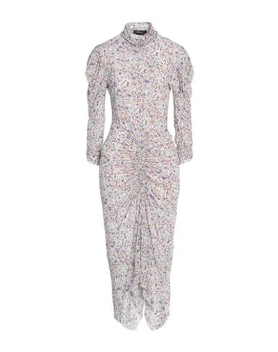 Isabel Marant Woman Midi Dress White Size 8 Viscose, Elastane
