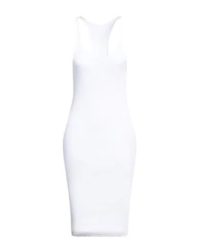 Isabel Marant Woman Midi Dress White Size S Cotton