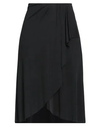 Isabel Marant Woman Midi Skirt Black Size 4 Viscose, Silk