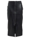 Isabel Marant Woman Midi Skirt Black Size 6 Lambskin