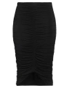 Isabel Marant Woman Midi Skirt Black Size 8 Viscose, Elastane