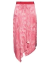 Isabel Marant Asymmetrical Elastic Waist Mini Skirt In Pink