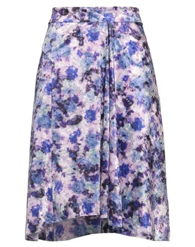 Isabel Marant Woman Midi Skirt Purple Size 10 Polyamide, Elastane