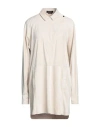 Isabel Marant Woman Mini Dress Beige Size 6 Polyester, Polyamide In Beige