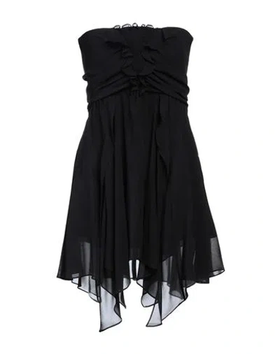 Isabel Marant Woman Mini Dress Black Size 10 Silk In Neutral