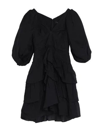 Isabel Marant Woman Mini Dress Black Size 4 Ramie
