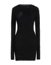 Isabel Marant Woman Mini Dress Black Size 6 Synthetic Fibers, Mohair Wool, Wool, Elastane