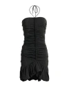 Isabel Marant Woman Mini Dress Black Size 6 Viscose, Silk, Elastane In Black