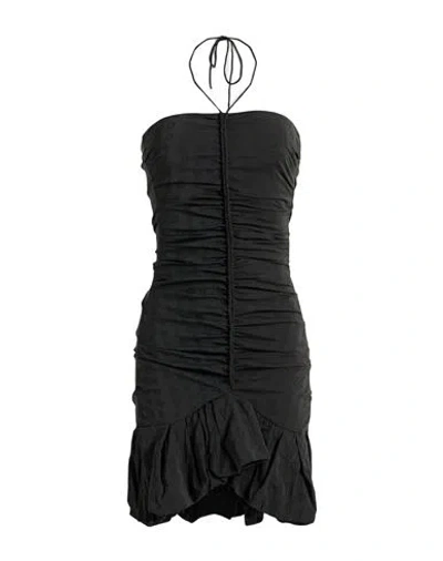 Isabel Marant Woman Mini Dress Black Size 6 Viscose, Silk, Elastane