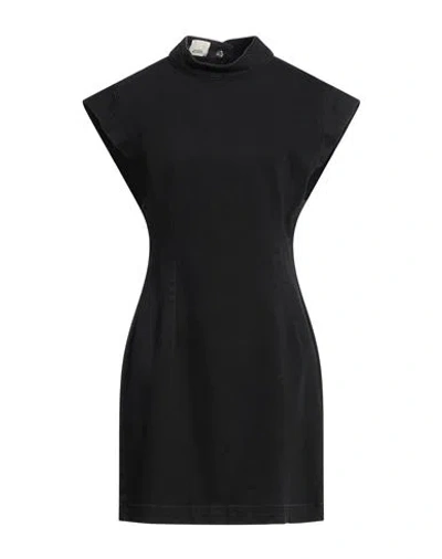Isabel Marant Woman Mini Dress Black Size 8 Organic Cotton, Elastane