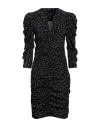 Isabel Marant Woman Mini Dress Black Size 8 Silk In Black
