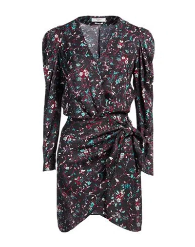 Isabel Marant Mini Dress In Darkplum