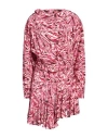 Isabel Marant Woman Mini Dress Fuchsia Size 4 Silk In Fuchsiafarben
