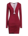 Isabel Marant Woman Mini Dress Garnet Size 2 Viscose, Elastane, Cotton