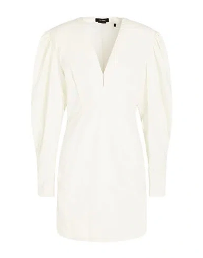 Isabel Marant Woman Mini Dress Ivory Size 4 Lyocell, Elastane In White