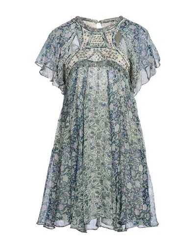 Isabel Marant Woman Mini Dress Ivory Size 6 Silk, Viscose, Cotton, Polyester, Ecobrass In White