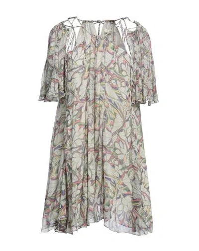 Isabel Marant Woman Mini Dress Ivory Size 8 Silk In White
