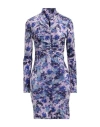 Isabel Marant Woman Mini Dress Lilac Size 10 Polyamide, Elastane In Purple