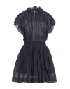 Isabel Marant Woman Mini Dress Midnight Blue Size 8 Cotton, Viscose