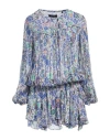 Isabel Marant Woman Mini Dress Off White Size 6 Silk In Off White