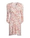 Isabel Marant Woman Mini Dress Off White Size 10 Viscose, Silk