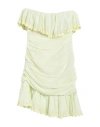 Isabel Marant Woman Mini Dress Light Yellow Size 6 Ramie In Yellow