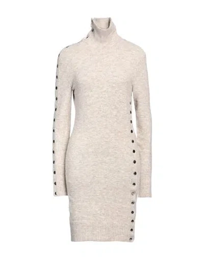 Isabel Marant Woman Mini Dress Sand Size 10 Polyamide, Acrylic, Alpaca Wool, Wool, Elastane In Neutral