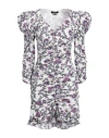 Isabel Marant Woman Mini Dress White Size 2 Silk, Elastane In White