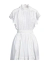 Isabel Marant Woman Mini Dress White Size 6 Cotton, Viscose