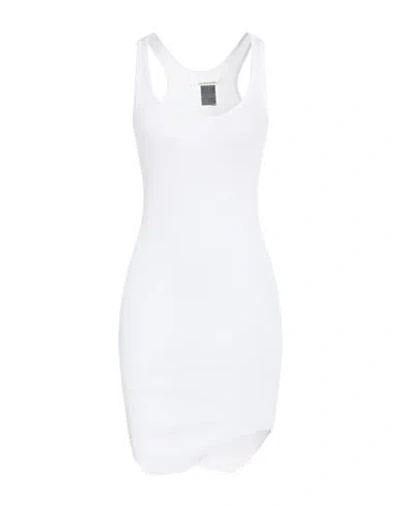 Isabel Marant Woman Mini Dress White Size S Cotton In Multi