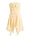 Isabel Marant Woman Mini Dress Yellow Size 2 Silk
