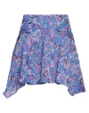 ISABEL MARANT ISABEL MARANT WOMAN MINI SKIRT AZURE SIZE 2 VISCOSE, SILK