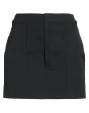 ISABEL MARANT ISABEL MARANT WOMAN MINI SKIRT BLACK SIZE 8 WOOL