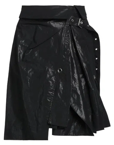 Isabel Marant Woman Mini Skirt Black Size 4 Cotton, Linen, Brass, Zamak