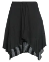 Isabel Marant Woman Mini Skirt Black Size 10 Viscose In Black