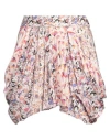 Isabel Marant Woman Mini Skirt Blush Size 8 Polyamide, Silk In Pink