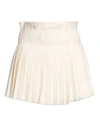 Isabel Marant Woman Mini Skirt Ivory Size 6 Linen, Paper In White