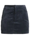 Isabel Marant Woman Mini Skirt Midnight Blue Size 4 Polyester, Polyamide In Blue